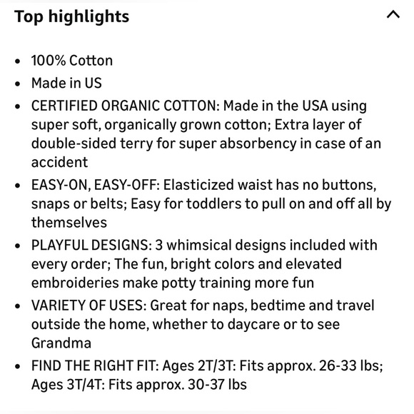 Organic Cotton Training Pants - Blue, Yellow, Red size 3/4 - Picture 9 of 9